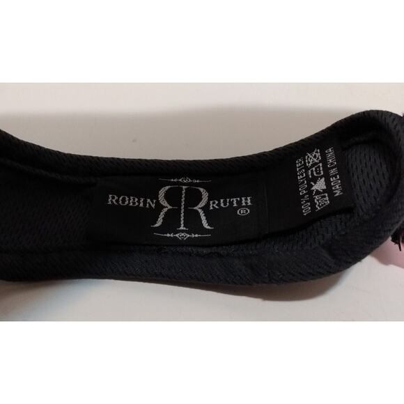 Robin Ruth Sun Visor Hat Cap Original Pink Gray Adjustable Orlando - Picture 6 of 8